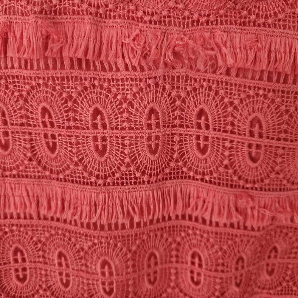 Talbots Fringe Lace Sleeveless Top, Size 6P, EUC - Picture 3 of 5